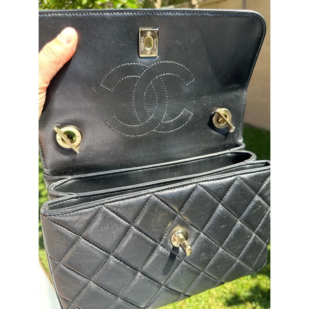 Chanel Trendy small size black with gold hardware series 27